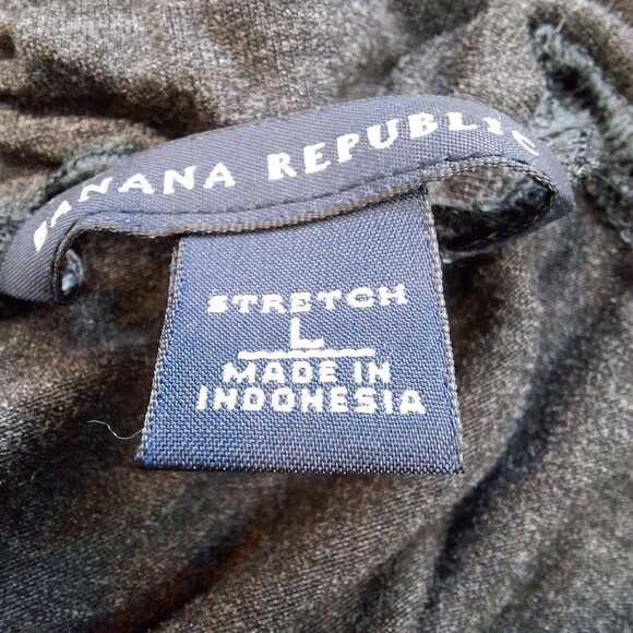 Banana Republic Stretch Dark Gray Knit Pullover with High Neckline - Picture 5 of 5